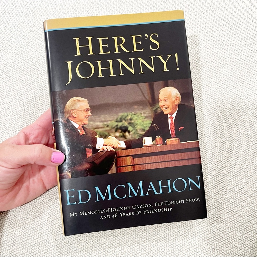 Here's Johnny! By Ed McMahon hardcover book